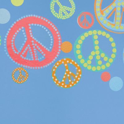 Peace Sign Peel and Stick Wall Decals