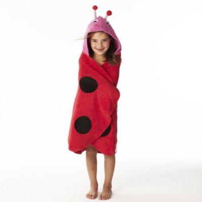Ladybug Hooded Towels