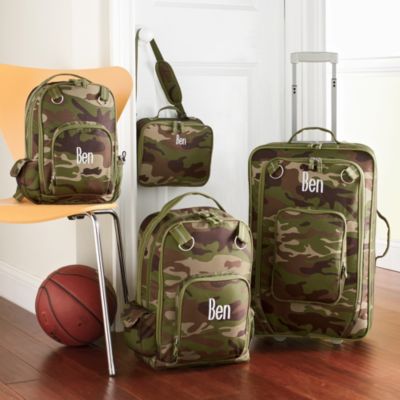 Green Camo Explorer Luggage
