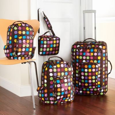 Brown Dot Explorer Luggage