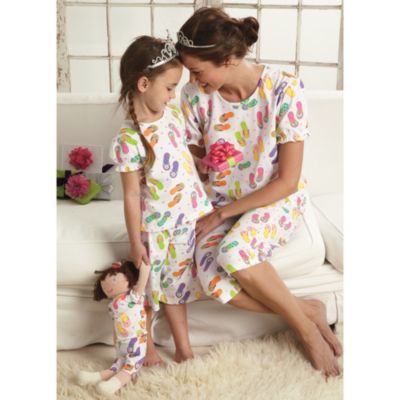 Mother, Daughter & Doll 2-Piece Capri PJ Set - Flip Flop