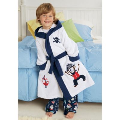 Pirate Monkey Terry Applique Robes