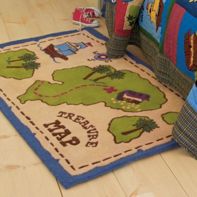 Treasure Map Rug