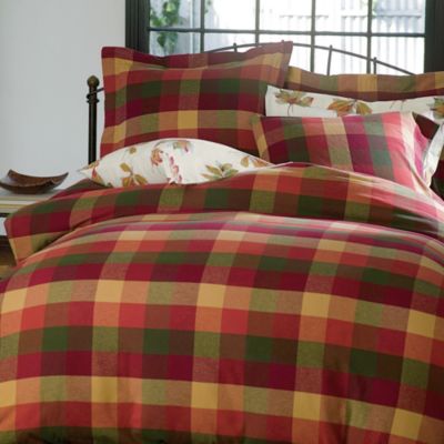 Autumn Block Flannel Bedding