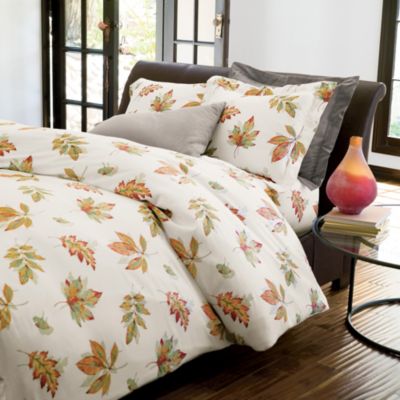 Falling Leaves Flannel Bedding
