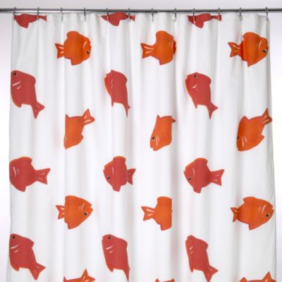 Summer Fun Shower Curtain (Gold Fish)