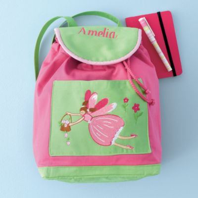 Flower Fairy Appliquéd Backpack