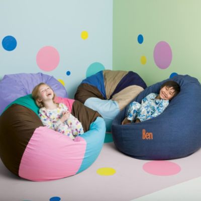 Colorblock Beanbag Cover and Insert