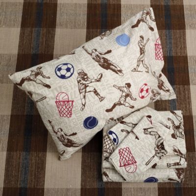 Sports Team Percale Comforter Cover, Full/Queen - Company Kids bedding