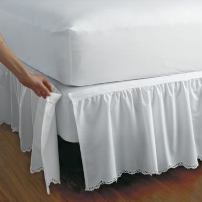 Detachable Crochet Edge Bedskirt