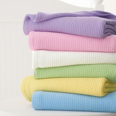 Pastel Solid Cotton Blanket