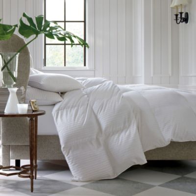 Legends® Damask Baffled White Goose Down Comforter