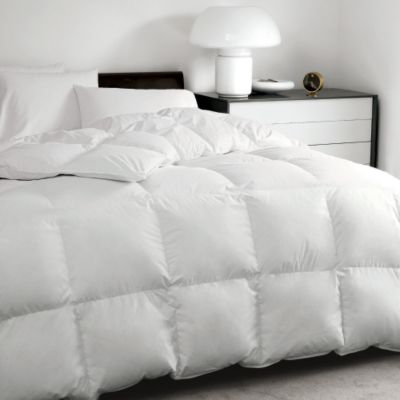 Goose  Comforter on Alberta Supersize Baffled Goose Down Comforter