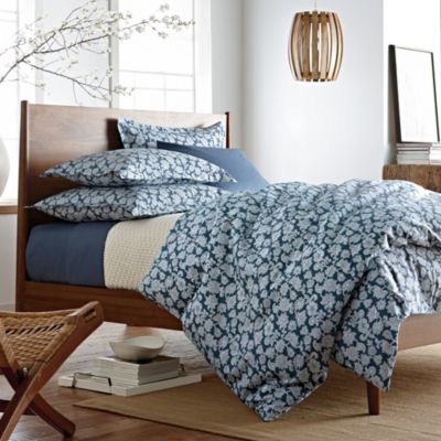 Darby Floral Percale Comforter Cover - The Company Store bedding