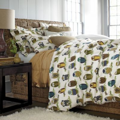 What A Hoot Flannel Bedding