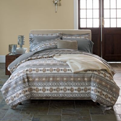 Fair Isle Flannel Duvet Cover/Comforter Cover