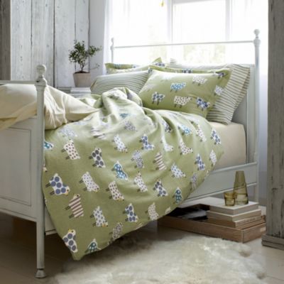 Sheepy Time Flannel Bedding