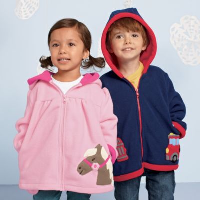 Pony Hooded Applique Jacket