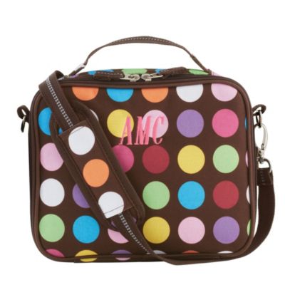 Explorer Lunch Bag - Brown Dot