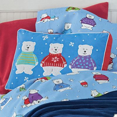 Winter Bear Decorative Pillow