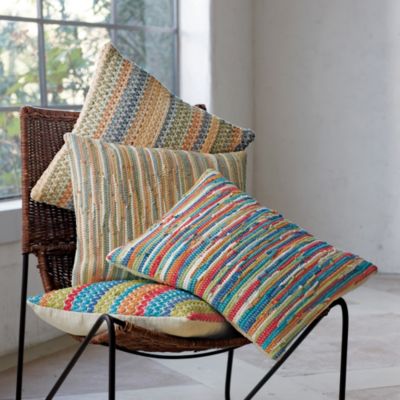 Chindi Pillow Covers