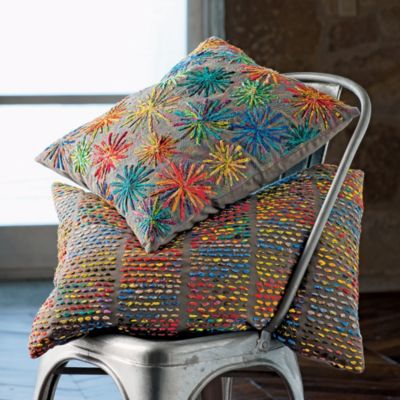 Embroidered Pillow Covers