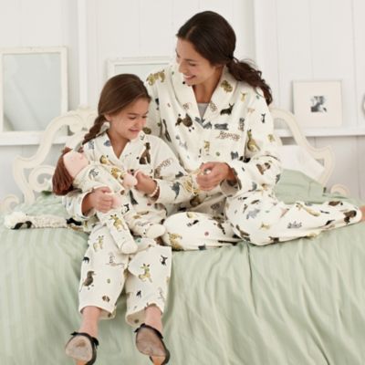 Dog Days Mother, Daughter, Doll PJs
