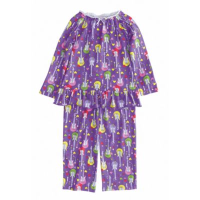 Multi-Guitars 2-Piece Pajamas