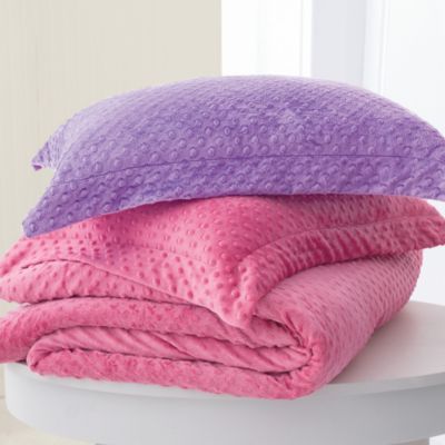 Dot Micro Plush Comforter Set