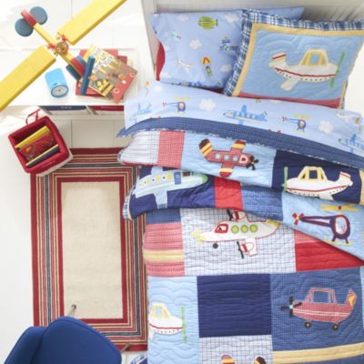 Travel by Sky Quilt Bedding