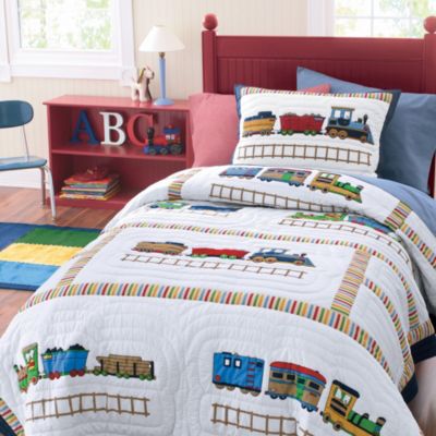 Choo-Choo Train Quilt Bedding