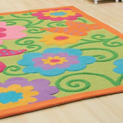 Butterfly Garden Rug