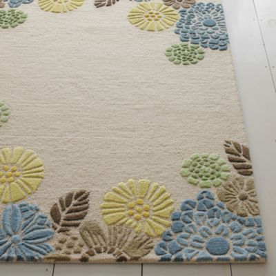 Longwood Floral Wool Tufted Rug