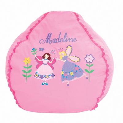 Appliquéd Bean Bag Cover - Fairy Friends