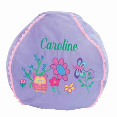 Appliquéd Bean Bag Cover - Garden Friends