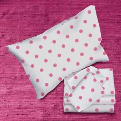 Flower Dot Percale Bedding
