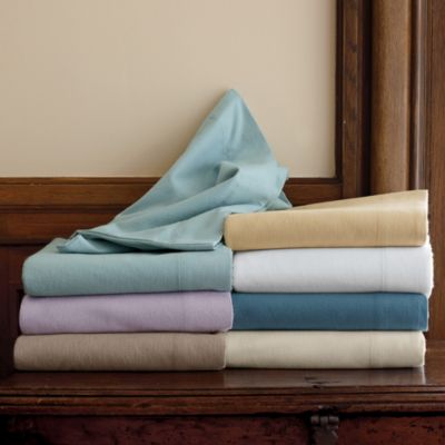 Legends&reg; 6oz. Luxury Sateen Solid Flannel Bedding