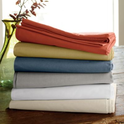 Company Organic Solid Pillowcases, pair, King - The Company Store bedding