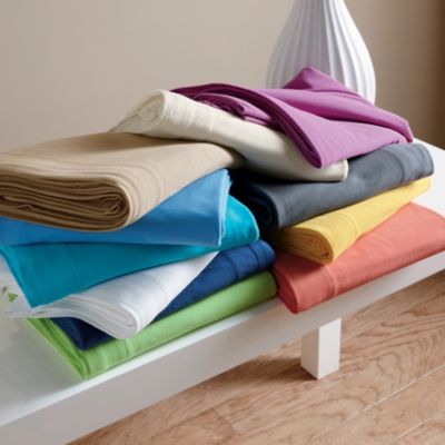 Solid Jersey Knit Bedding