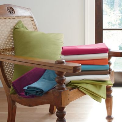 Company Organic Solid Fitted Sheet, Twin - The Company Store bedding