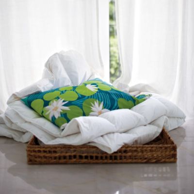 Lily Pad Percale Comforter Cover - The Company Store bedding