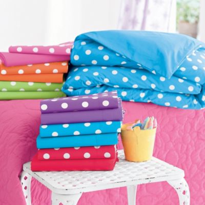 Bright  Sheets on Polka Dot Bedding In Bright Colors