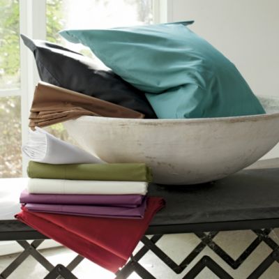 Care-Free Solid Percale Sham - The Company Store bedding