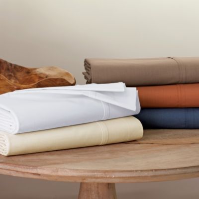 Company Organic Solid Pillowcases, pair, King - The Company Store bedding