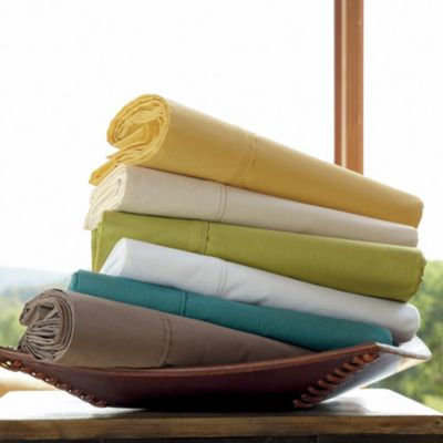 Company Organic Solid Pillowcases, pair, King - The Company Store bedding