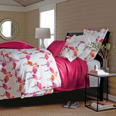 Flamingo Percale Comforter Cover