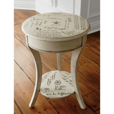 Parisian Script Accent Table