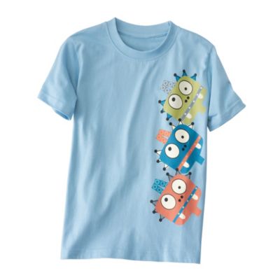 Little Tee - Pale Blue - Monster