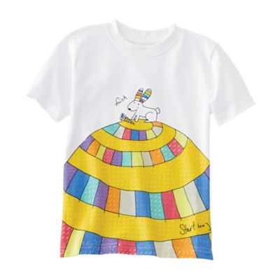Little Tee - White - Maze