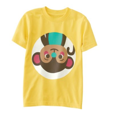 Little Tee - Yellow - Monkey